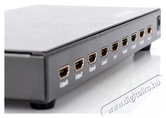 DIGITUS DS-43302 8 portos professzion&aacute;lis HDMI jel oszt&oacute; Tv kieg&eacute;sz&iacute;tők - K&aacute;bel / csatlakoz&oacute; - Csatlakoz&oacute; / eloszt&oacute; / &aacute;talak&iacute;t&oacute; - 393684