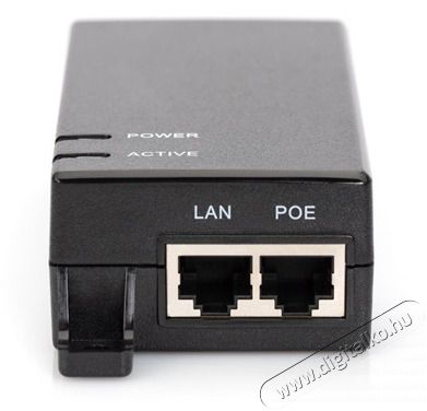 DIGITUS Gigabit Ethernet PoE 802.3af 15,4W t&aacute;pfelad&oacute; Iroda &eacute;s sz&aacute;m&iacute;t&aacute;stechnika - H&aacute;l&oacute;zat - H&aacute;l&oacute;zati kieg&eacute;sz&iacute;tő - 393048