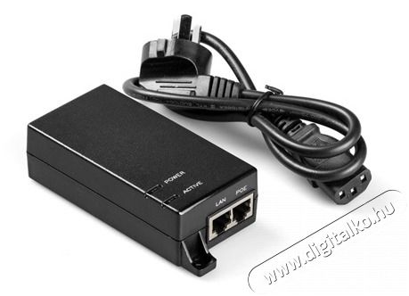 DIGITUS Gigabit Ethernet PoE 802.3af 15,4W t&aacute;pfelad&oacute; Iroda &eacute;s sz&aacute;m&iacute;t&aacute;stechnika - H&aacute;l&oacute;zat - H&aacute;l&oacute;zati kieg&eacute;sz&iacute;tő - 393048