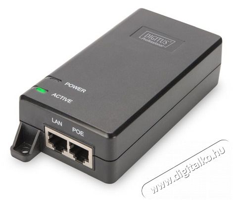 DIGITUS Gigabit Ethernet PoE 802.3at 30W t&aacute;pfelad&oacute; Iroda &eacute;s sz&aacute;m&iacute;t&aacute;stechnika - H&aacute;l&oacute;zat - H&aacute;l&oacute;zati kieg&eacute;sz&iacute;tő - 393077