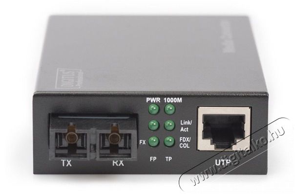 DIGITUS Gigabit MM (RJ45-SC) m&eacute;dia konverter Iroda &eacute;s sz&aacute;m&iacute;t&aacute;stechnika - H&aacute;l&oacute;zat - H&aacute;l&oacute;zati kieg&eacute;sz&iacute;tő - 393076