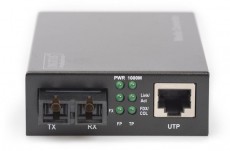 DIGITUS Gigabit MM (RJ45-SC) m&eacute;dia konverter Iroda &eacute;s sz&aacute;m&iacute;t&aacute;stechnika - H&aacute;l&oacute;zat - H&aacute;l&oacute;zati kieg&eacute;sz&iacute;tő - 393076