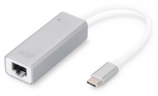 DIGITUS Vezet&eacute;kes USB Type-C Gigabit Ethernet Adapter Iroda &eacute;s sz&aacute;m&iacute;t&aacute;stechnika - Egy&eacute;b sz&aacute;m&iacute;t&aacute;stechnikai term&eacute;k - 393032