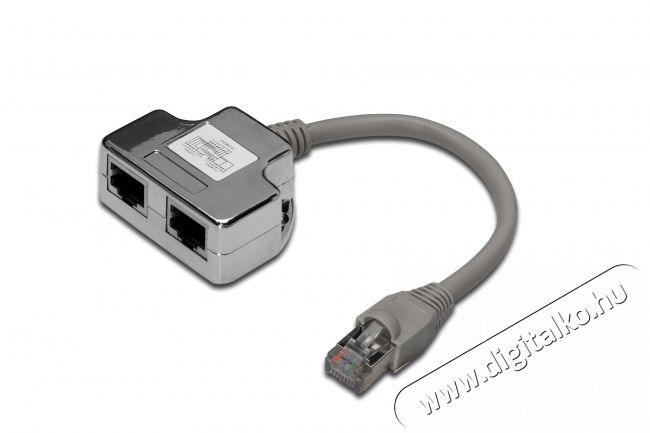 DIGITUS CAT5e &aacute;rny&eacute;kolt RJ45/RJ45 lengő Y eloszt&oacute; Iroda &eacute;s sz&aacute;m&iacute;t&aacute;stechnika - H&aacute;l&oacute;zat - H&aacute;l&oacute;zati kieg&eacute;sz&iacute;tő - 393067