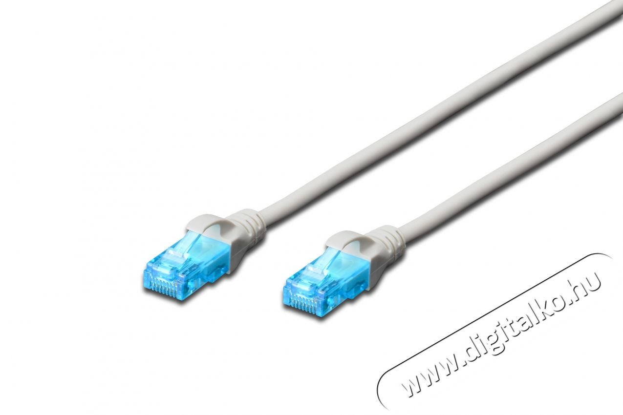 DIGITUS CAT5e U/UTP PVC 3m sz&uuml;rke patch k&aacute;bel Iroda &eacute;s sz&aacute;m&iacute;t&aacute;stechnika - H&aacute;l&oacute;zat - H&aacute;l&oacute;zati kieg&eacute;sz&iacute;tő - 393575
