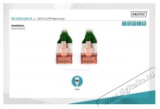 DIGITUS CAT6 S-FTP LSZH 10m z&ouml;ld patch k&aacute;bel Iroda &eacute;s sz&aacute;m&iacute;t&aacute;stechnika - H&aacute;l&oacute;zat - H&aacute;l&oacute;zati kieg&eacute;sz&iacute;tő - 393262