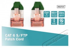 DIGITUS CAT6 S-FTP LSZH 10m z&ouml;ld patch k&aacute;bel Iroda &eacute;s sz&aacute;m&iacute;t&aacute;stechnika - H&aacute;l&oacute;zat - H&aacute;l&oacute;zati kieg&eacute;sz&iacute;tő - 393262