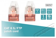 DIGITUS CAT6 S-FTP LSZH 20m sz&uuml;rke patch k&aacute;bel Iroda &eacute;s sz&aacute;m&iacute;t&aacute;stechnika - H&aacute;l&oacute;zat - H&aacute;l&oacute;zati kieg&eacute;sz&iacute;tő - 393263