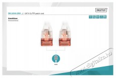 DIGITUS CAT6 S-FTP LSZH 20m sz&uuml;rke patch k&aacute;bel Iroda &eacute;s sz&aacute;m&iacute;t&aacute;stechnika - H&aacute;l&oacute;zat - H&aacute;l&oacute;zati kieg&eacute;sz&iacute;tő - 393263