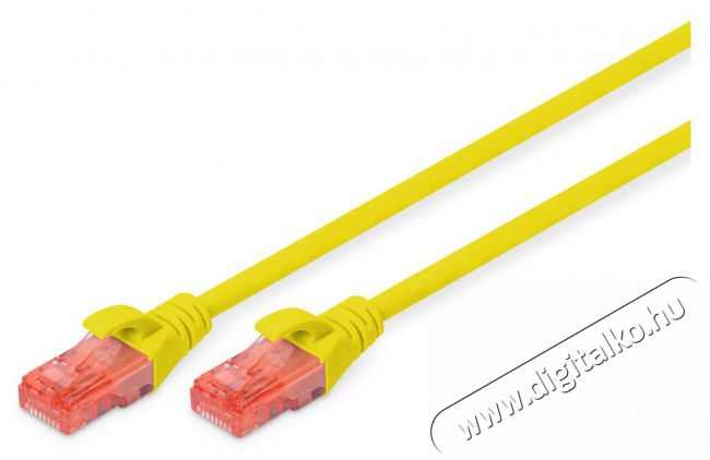 DIGITUS CAT6 U/UTP LSZH 10m s&aacute;rga patch k&aacute;bel Iroda &eacute;s sz&aacute;m&iacute;t&aacute;stechnika - H&aacute;l&oacute;zat - H&aacute;l&oacute;zati kieg&eacute;sz&iacute;tő - 393534
