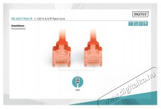 DIGITUS CAT6 U/UTP LSZH 1m piros patch k&aacute;bel Iroda &eacute;s sz&aacute;m&iacute;t&aacute;stechnika - H&aacute;l&oacute;zat - H&aacute;l&oacute;zati kieg&eacute;sz&iacute;tő - 393537