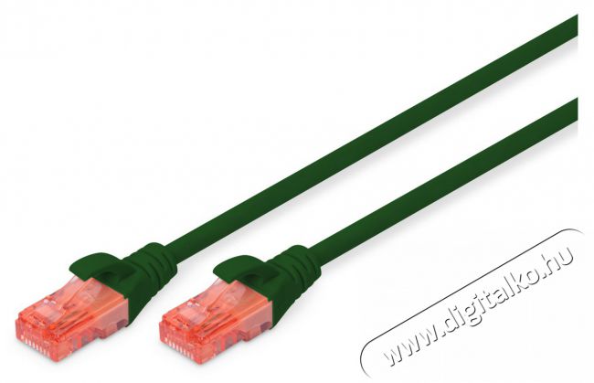 DIGITUS CAT6 U/UTP LSZH 2m z&ouml;ld patch k&aacute;bel Iroda &eacute;s sz&aacute;m&iacute;t&aacute;stechnika - H&aacute;l&oacute;zat - H&aacute;l&oacute;zati kieg&eacute;sz&iacute;tő - 393538