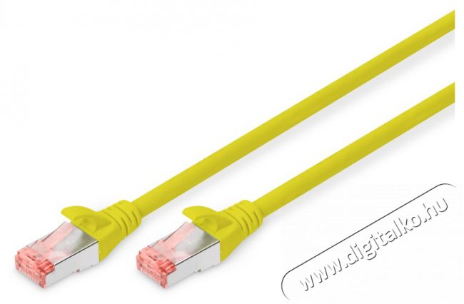 DIGITUS CAT6 S-FTP LSZH 5m s&aacute;rga patch k&aacute;bel Iroda &eacute;s sz&aacute;m&iacute;t&aacute;stechnika - H&aacute;l&oacute;zat - H&aacute;l&oacute;zati kieg&eacute;sz&iacute;tő - 393362