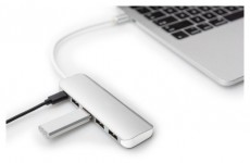 DIGITUS USB Type-C 4 portos USB 3.0 hub + PD Iroda &eacute;s sz&aacute;m&iacute;t&aacute;stechnika - Notebook kieg&eacute;sz&iacute;tő - USB hub / eloszt&oacute; - 415645