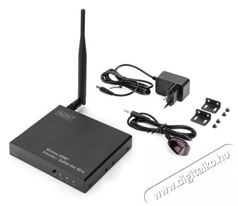 DIGITUS vezet&eacute;k n&eacute;lk&uuml;li extra vevőegys&eacute;g HDMI (DS-55314) extenderhez Fot&oacute;-Vide&oacute; kieg&eacute;sz&iacute;tők - K&aacute;bel - Hdmi k&aacute;bel - 433797