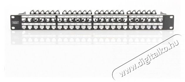 DIGITUS 48port 19 1U fekete modul&aacute;ris &uuml;res patch panel Iroda &eacute;s sz&aacute;m&iacute;t&aacute;stechnika - Egy&eacute;b sz&aacute;m&iacute;t&aacute;stechnikai term&eacute;k - 446906