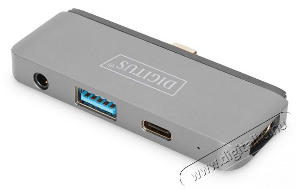 DIGITUS DA-70893 USB-C 4 portos univerz&aacute;lis mobil dokkol&oacute; Iroda &eacute;s sz&aacute;m&iacute;t&aacute;stechnika - Egy&eacute;b sz&aacute;m&iacute;t&aacute;stechnikai term&eacute;k - 456893