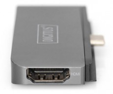 DIGITUS DA-70893 USB-C 4 portos univerz&aacute;lis mobil dokkol&oacute; Iroda &eacute;s sz&aacute;m&iacute;t&aacute;stechnika - Egy&eacute;b sz&aacute;m&iacute;t&aacute;stechnikai term&eacute;k - 456893