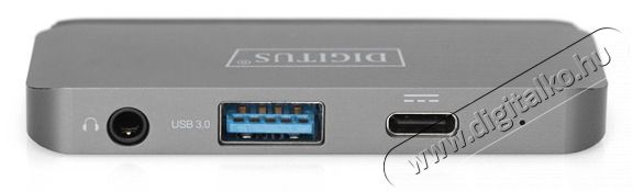 DIGITUS DA-70893 USB-C 4 portos univerz&aacute;lis mobil dokkol&oacute; Iroda &eacute;s sz&aacute;m&iacute;t&aacute;stechnika - Egy&eacute;b sz&aacute;m&iacute;t&aacute;stechnikai term&eacute;k - 456893