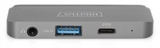 DIGITUS DA-70893 USB-C 4 portos univerz&aacute;lis mobil dokkol&oacute; Iroda &eacute;s sz&aacute;m&iacute;t&aacute;stechnika - Egy&eacute;b sz&aacute;m&iacute;t&aacute;stechnikai term&eacute;k - 456893