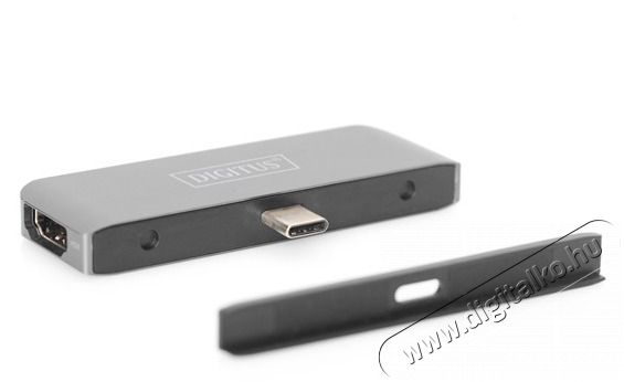 DIGITUS DA-70893 USB-C 4 portos univerz&aacute;lis mobil dokkol&oacute; Iroda &eacute;s sz&aacute;m&iacute;t&aacute;stechnika - Egy&eacute;b sz&aacute;m&iacute;t&aacute;stechnikai term&eacute;k - 456893
