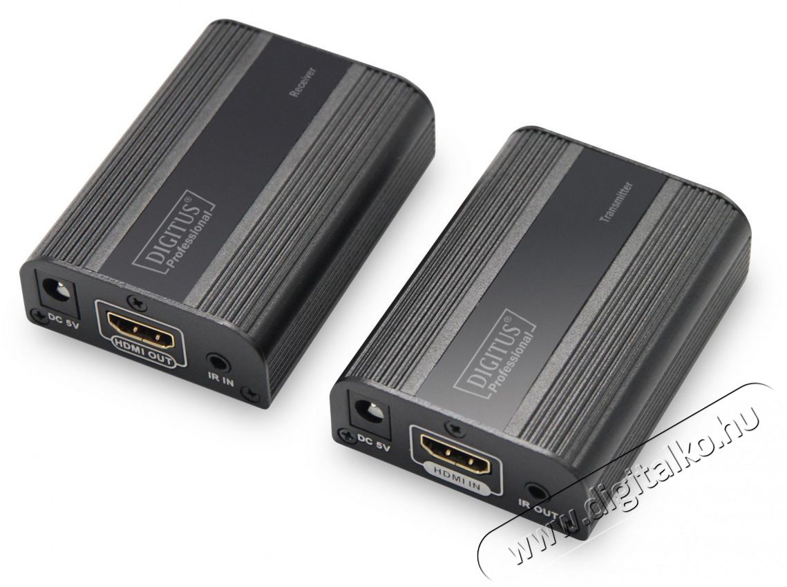 DIGITUS DS-55204 4K HDMI 30/60m 4K Extender szett Iroda &eacute;s sz&aacute;m&iacute;t&aacute;stechnika - Egy&eacute;b sz&aacute;m&iacute;t&aacute;stechnikai term&eacute;k - 393670