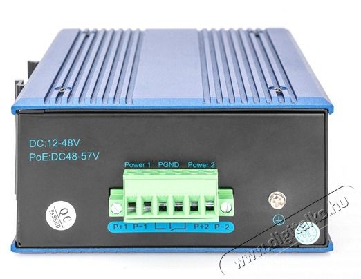 DIGITUS DN-650106 8port 10/100 falra szerelhető ipari switch Iroda &eacute;s sz&aacute;m&iacute;t&aacute;stechnika - H&aacute;l&oacute;zat - Switch - 500294