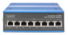 DIGITUS DN-650106 8port 10/100 falra szerelhető ipari switch Iroda &eacute;s sz&aacute;m&iacute;t&aacute;stechnika - H&aacute;l&oacute;zat - Switch - 500294