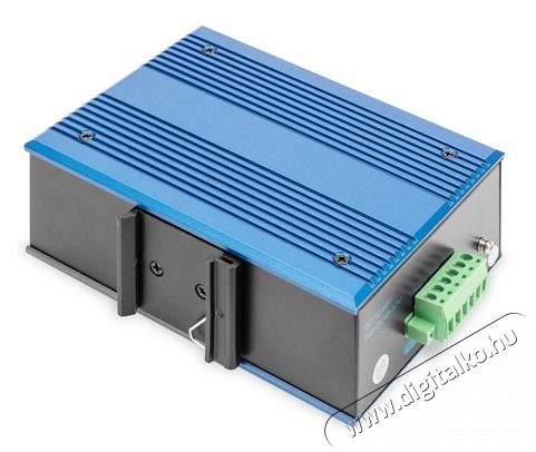 DIGITUS DN-650106 8port 10/100 falra szerelhető ipari switch Iroda &eacute;s sz&aacute;m&iacute;t&aacute;stechnika - H&aacute;l&oacute;zat - Switch - 500294