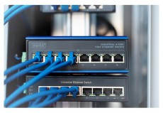 DIGITUS DN-650106 8port 10/100 falra szerelhető ipari switch Iroda &eacute;s sz&aacute;m&iacute;t&aacute;stechnika - H&aacute;l&oacute;zat - Switch - 500294