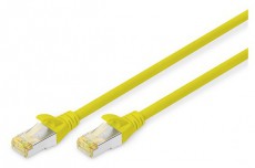 DIGITUS Cat.6A S/FTP LSZH 0,5m sárga patch kábel Tv kiegészítők - Kábel / csatlakozó - Optikai kábel - 507752