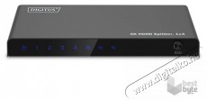 DIGITUS DS-55337 4 portos 4K/60Hz HDMI splitter - Iroda &eacute;s sz&aacute;m&iacute;t&aacute;stechnika - Egy&eacute;b sz&aacute;m&iacute;t&aacute;stechnikai term&eacute;k - 507437