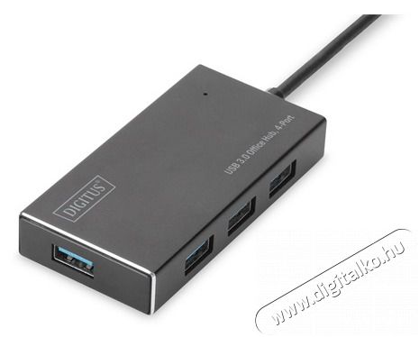 DIGITUS DA-70240-1 Superspeed 4 portos USB 3.0 office HUB Iroda &eacute;s sz&aacute;m&iacute;t&aacute;stechnika - Notebook kieg&eacute;sz&iacute;tő - USB hub / eloszt&oacute; - 514464