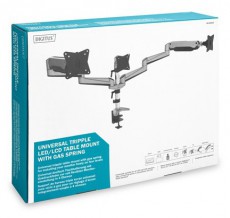 DIGITUS DA-90363 C-bilincses g&aacute;zrug&oacute;s univerz&aacute;lis (VESA 75/100) 3-as ez&uuml;st monitor tart&oacute; konzol Tv kieg&eacute;sz&iacute;tők - Fali tart&oacute; / konzol - Asztali tart&oacute; - 514502