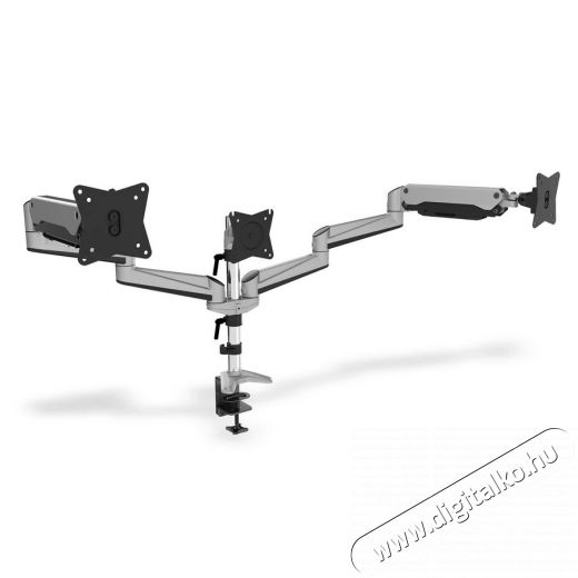 DIGITUS DA-90363 C-bilincses g&aacute;zrug&oacute;s univerz&aacute;lis (VESA 75/100) 3-as ez&uuml;st monitor tart&oacute; konzol Tv kieg&eacute;sz&iacute;tők - Fali tart&oacute; / konzol - Asztali tart&oacute; - 514502
