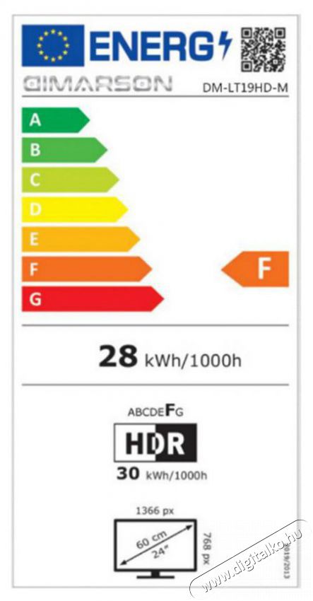 Dimarson 19 DM-LT19HD-M HD LCD HDMI TV-monitor Iroda &eacute;s sz&aacute;m&iacute;t&aacute;stechnika - Monitor - Monitor &eacute;s TV egyben - 454800