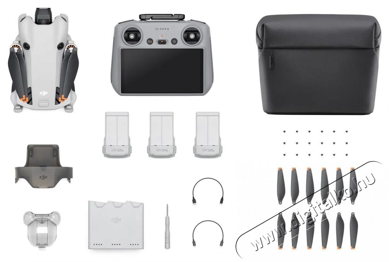DJI Mini 4 Pro Fly More Combo (DJI RC 2) F&eacute;nyk&eacute;pezőg&eacute;p / kamera - Dr&oacute;n - Dr&oacute;n - 505804