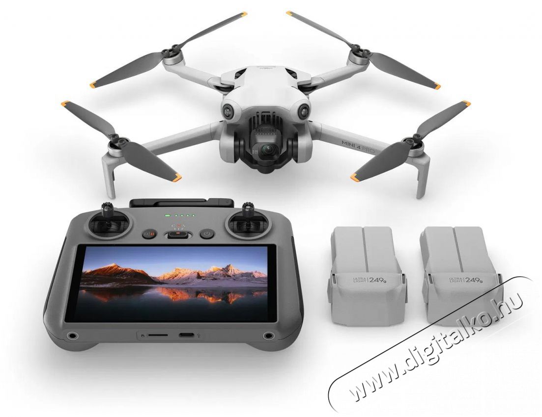 DJI Mini 4 Pro Fly More Combo (DJI RC 2) F&eacute;nyk&eacute;pezőg&eacute;p / kamera - Dr&oacute;n - Dr&oacute;n - 505804