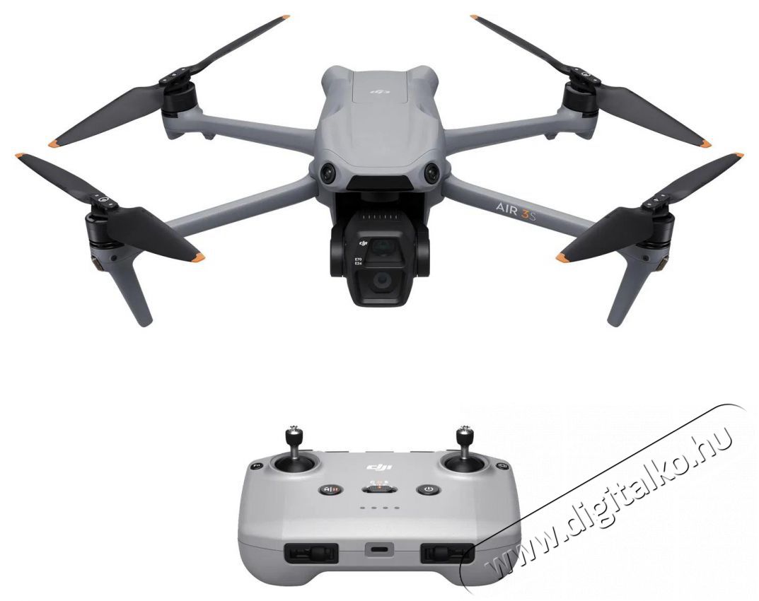 DJI Air 3S (DJI RC-N3) F&eacute;nyk&eacute;pezőg&eacute;p / kamera - Dr&oacute;n - Dr&oacute;n - 505833
