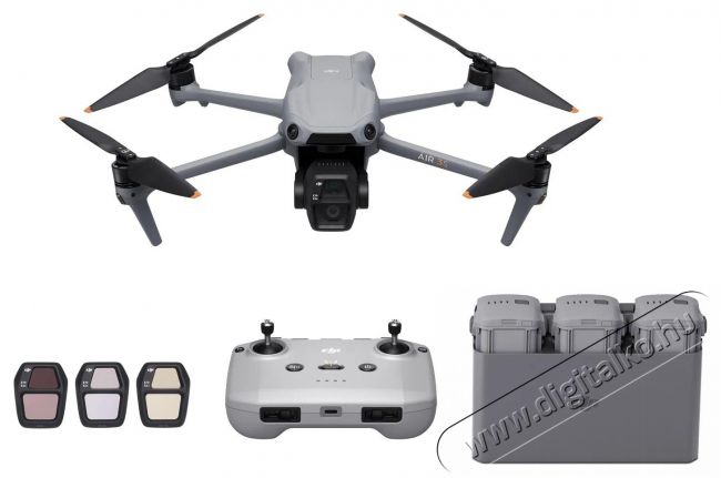DJI Air 3S Fly More Combo (DJI RC-N3) F&eacute;nyk&eacute;pezőg&eacute;p / kamera - Dr&oacute;n - Dr&oacute;n - 505830