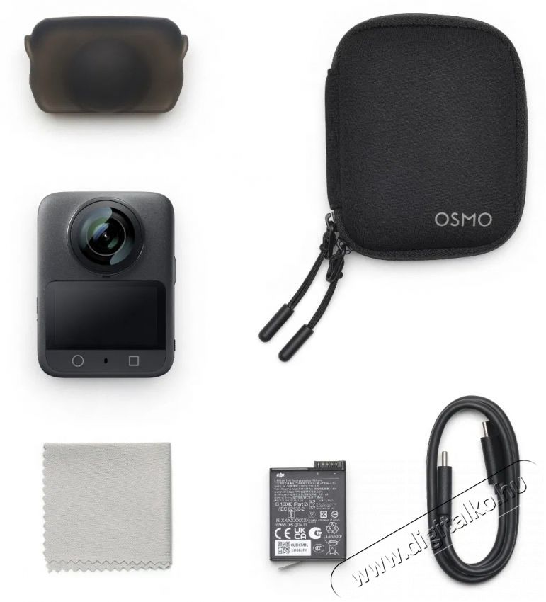 DJI Osmo 360 Standard Combo F&eacute;nyk&eacute;pezőg&eacute;p / kamera - Sport kamera - 4K felbont&aacute;s&uacute; - 519956