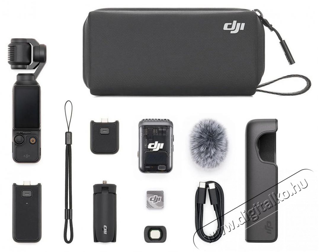 DJI Osmo Pocket 3 Creator Combo F&eacute;nyk&eacute;pezőg&eacute;p / kamera - Sport kamera - 4K felbont&aacute;s&uacute; - 519884