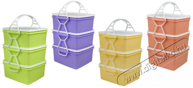 DK PLAST 3 &times; 1,4 l - n&eacute;gyzet Konyhai term&eacute;kek - Ed&eacute;ny - &Eacute;telt&aacute;rol&oacute; - 527134