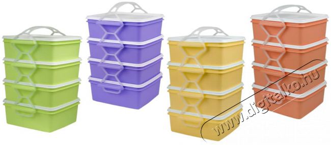 DK PLAST 4 &times; 1,2 l - n&eacute;gyzet Konyhai term&eacute;kek - Ed&eacute;ny - &Eacute;telt&aacute;rol&oacute; - 527133