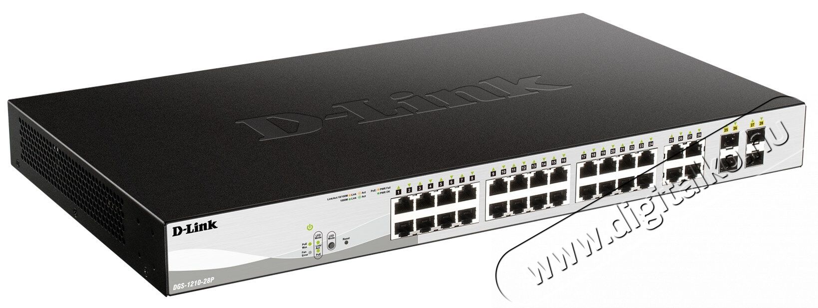 D-Link DGS-1210-28P 24port GbE LAN 4x Gigabit SFP port PoE Smart switch Iroda &eacute;s sz&aacute;m&iacute;t&aacute;stechnika - H&aacute;l&oacute;zat - Switch - 332502