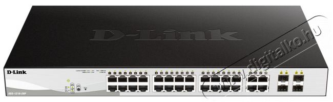 D-Link DGS-1210-28P 24port GbE LAN 4x Gigabit SFP port PoE Smart switch Iroda &eacute;s sz&aacute;m&iacute;t&aacute;stechnika - H&aacute;l&oacute;zat - Switch - 332502
