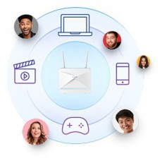 DLINK 3G/4G Wireless Router Dual Band AX1500 Wi-Fi 6 1xWAN(1000Mbps) + 3xLAN(1000Mbps), G416/E Iroda &eacute;s sz&aacute;m&iacute;t&aacute;stechnika - H&aacute;l&oacute;zat - Router - 482805