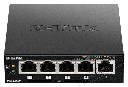 DLINK Switch 5x1000Mbps (4xPOE+) F&eacute;mh&aacute;zas Asztali, DGS-1005P/E Iroda &eacute;s sz&aacute;m&iacute;t&aacute;stechnika - H&aacute;l&oacute;zat - Switch - 486510