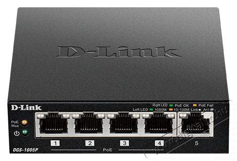 DLINK Switch 5x1000Mbps (4xPOE+) F&eacute;mh&aacute;zas Asztali, DGS-1005P/E Iroda &eacute;s sz&aacute;m&iacute;t&aacute;stechnika - H&aacute;l&oacute;zat - Switch - 486510