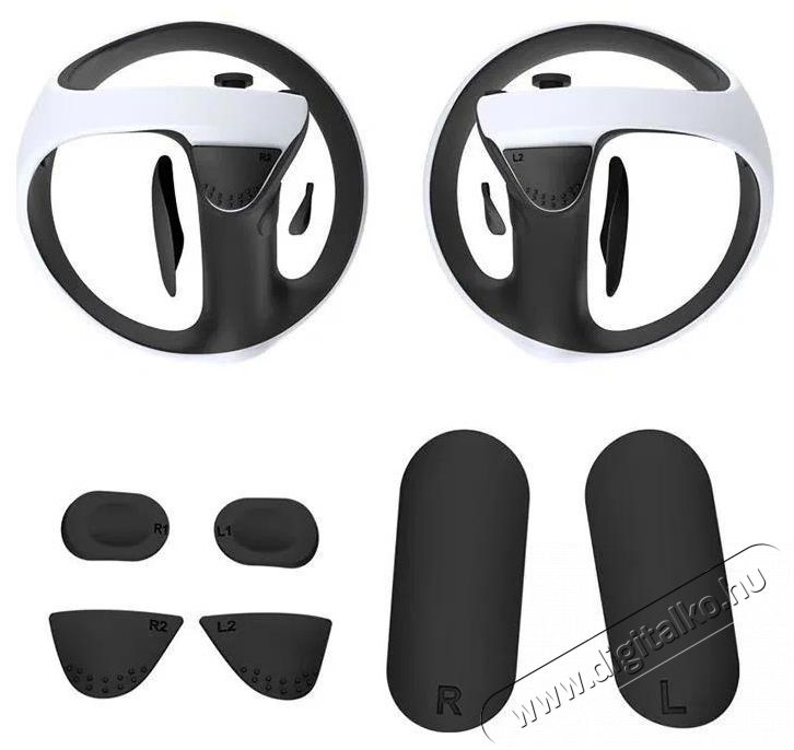 DOBE Anti-slip silicone caps for Playstation VR2 gamepad black Mobil / Kommunik&aacute;ci&oacute; / Smart - VR virtu&aacute;lis szem&uuml;veg - 523449